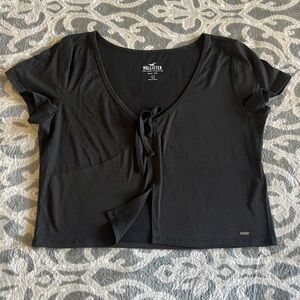Hollister Front Slit Cropped Top